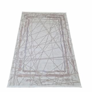 Covor antiderapant modern Bonny , 00103, 80 x 150 cm, Crem Ivory, Grosime 5mm