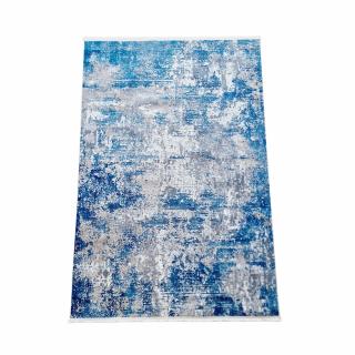 Covor antiderapant modern ,Truva 00054, 120 x 180 cm, Gri Albastru, Grosime 5mm