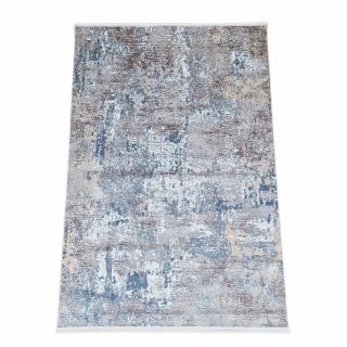 Covor antiderapant modern ,Truva 00054, 160 x 230 cm, Gri Bej, Grosime 5mm