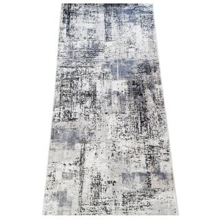 Traversa antiderapanta moderna Myra, 00088, Gri Inchis Gri, 100 x 350 cm, Grosime 5mm