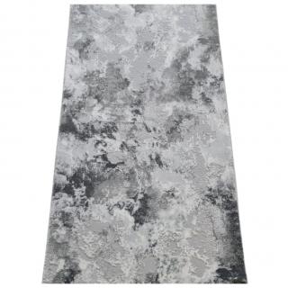 Traversa moderna Rainbow, Gri Gri Deschis 0046A, Living, Dormitor, Hol, 100 x 600 cm