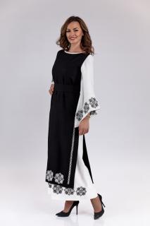 Rochie dubla cu broderii romanesti