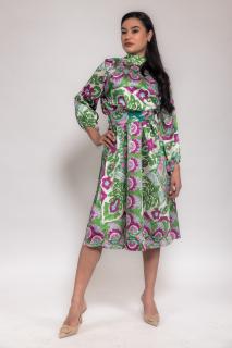 Rochie imprimeu multicolor