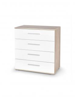 Comoda HM Lima KM3 stejar sonoma - alb