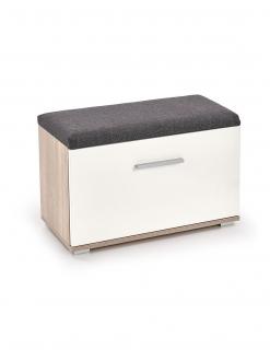 Pantofar tip Taburete HM Lima ST2 alb - stejar sonoma