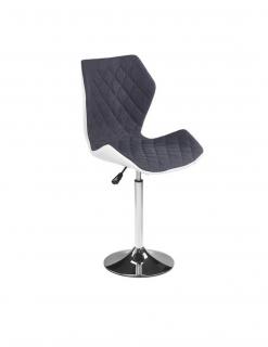 Scaun bar HM Matrix 2 alb - gri