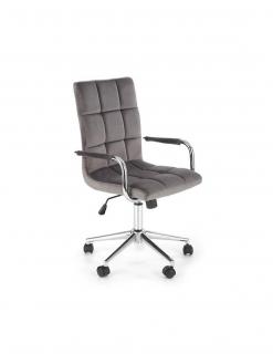 Scaun birou copii HM Gonzo 4 gri velvet