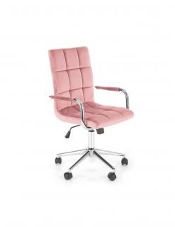 Scaun birou copii HM Gonzo 4 roz velvet