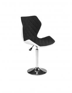 Scaun birou copii HM Matrix 2 alb - negru