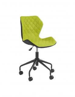 Scaun birou copii HM Matrix negru - verde