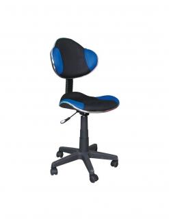 Scaun birou copii mesh SL QG2 albastru - negru