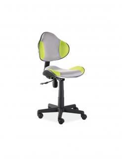 Scaun birou copii mesh SL QG2 verde - gri