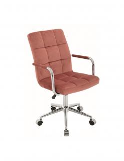 Scaun birou copii SL Q022 stofa caramiziu