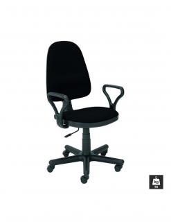 Scaun birou tapitat HM Bravo negru