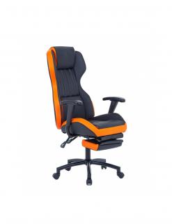 Scaun directorial GN77 Kronos negru - portocaliu