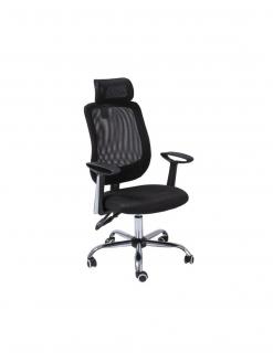 Scaun directorial mesh SL Q118 negru