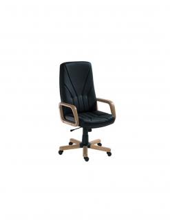 Scaun directorial piele naturala 5900 negru