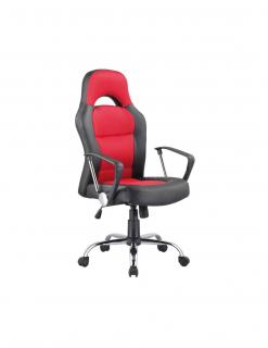 Scaun directorial SL Q033 rosu - negru