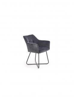 Scaun living HM K377 gri inchis