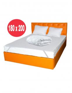 Set Avantaj Saltea Hydra Comfort Flex 180x200 plus 2 perne plus Husa hipoalergenica plus Pilota iarna microfibra 200x200