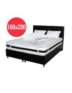 Set Avantaj Saltea Memory Foam cu arcuri Azalee 160x200x25 plus 2 perne plus Husa hipoalergenica plus Pilota iarna 180x200