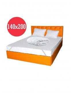 Set Avantaj Saltea Nova Comfort Flex 140x200 plus 2 perne plus Husa hipoalergenica plus Pilota iarna microfibra 180x200