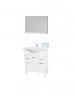 Set Baza, lavoar baie GN1531 si oglinda GN0551 - 80 cm