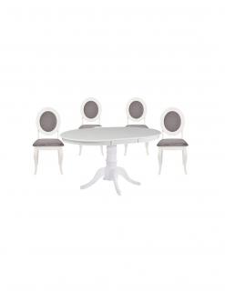 Set masa living HM William cu 4 scaune HM Barock