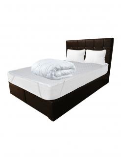 Set Saltea cu arcuri Dafin 160x200x22 plus 2 perne 50x70 plus Husa hipoalergenica plus Pilota microfibra iarna 180x200