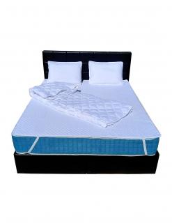 Set Saltea Memory Foam PARIS 160x200x23 plus 2 perne 50x70 puls Husa hipoalergenica plus Pilota microfibra iarna 180x200