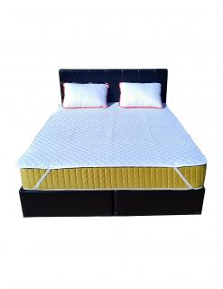 Set Saltea Pocket Spring MILANO 140x200x24 plus 2 perne microfibra 50x70 plus Husa hipoalergenica