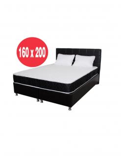 Set saltea superortopedica Lux Luna 160x200 plus 2 perne microfibra 50x70
