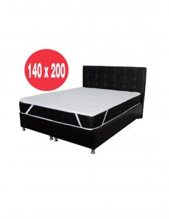 Set Saltea Superortopedica Lux Praga 140x200 plus Husa hipoalergenica