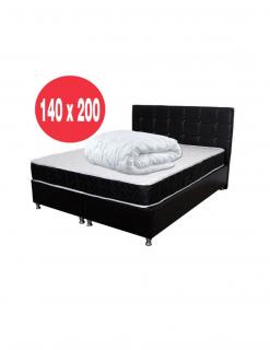 Set Saltea Superortopedica Lux Praga 140x200 plus Pilota microfibra vara 180x200