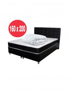 Set Saltea Superortopedica Lux Praga 160x200 plus Pilota microfibra vara 180x200