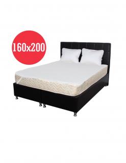 Set Saltea Superortopedica SOFIA 160x200x20 plus 2 perne microfibra 50x70 plus Husa hipoalergenica