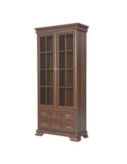 Vitrina living VMW2, 2 usi, 2 sertare, Nuc