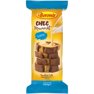 Chec Marmorat cu 15% crema cu lapte 400g