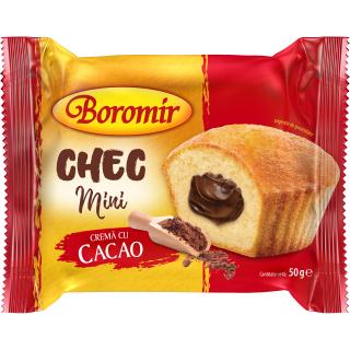 Chec Mini Boromir cu crema cacao 50g