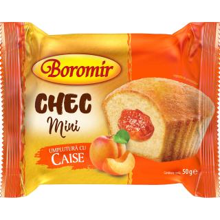 Chec Mini Boromir cu umplutura caise 50g