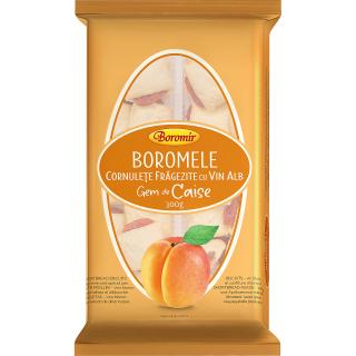 Cornulete Boromele cu vin alb si gem de caise 300g