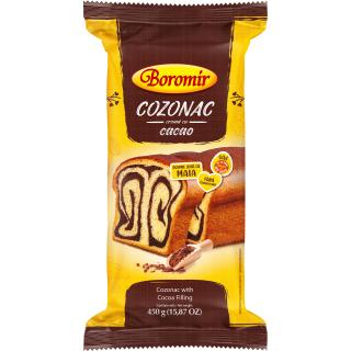 Cozonac crema cu cacao 450g