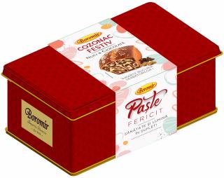 Cozonac Festiv crema cu nuci si ciocolata 2KG