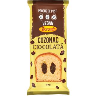 Cozonac Vegan crema cu ciocolata 450g