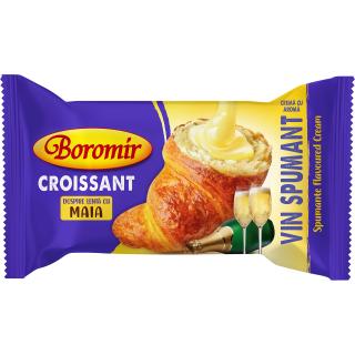 Croissant Boromir cu crema cu aroma de vin spumant 60g