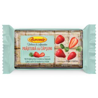 Prajitura cu capsuni 250g