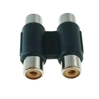 Adaptor audio 2xRCA mama la 2xRCA mama, Xtreme 02596, de prelungire si conectare, negru