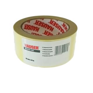 Banda adeziva de mascare, latime 48mm x 40m lungime, Hauser 94953, alba