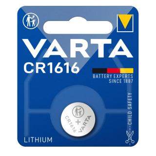 Baterie Litiu 3V CR1616, tip moneda, Varta 27098, in blister