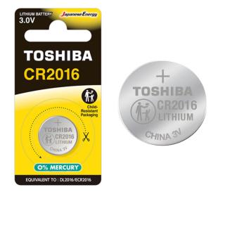 Baterie litiu 3V CR2016, tip moneda, Toshiba, in blister